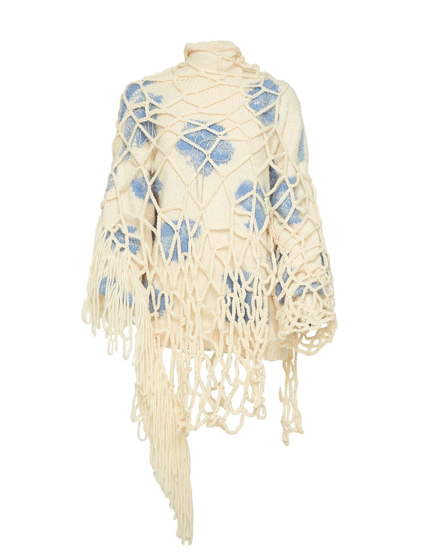 Hand-Knitted Cloud Net Dress