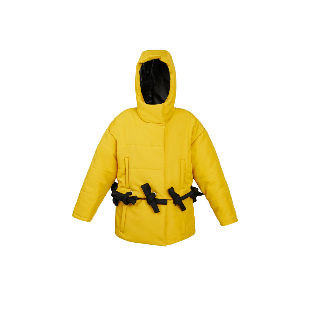 Transformable Hooded Puffer Jacket