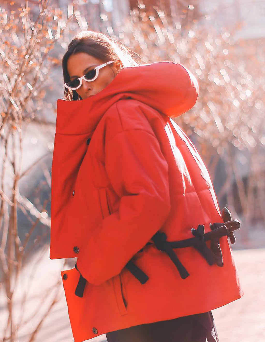 Transformable Hooded Puffer Jacket