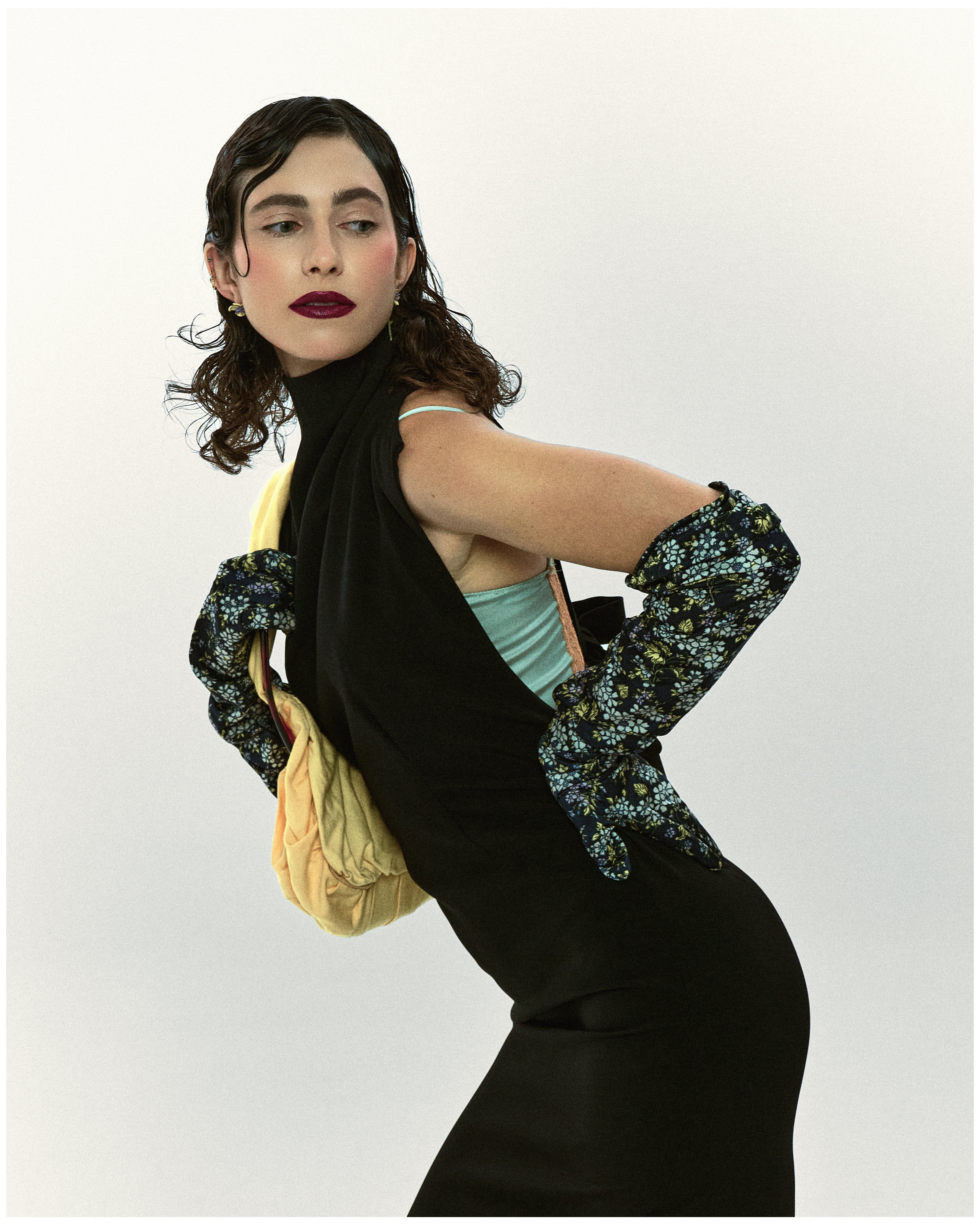 High-Neck Backless Maxi Dress