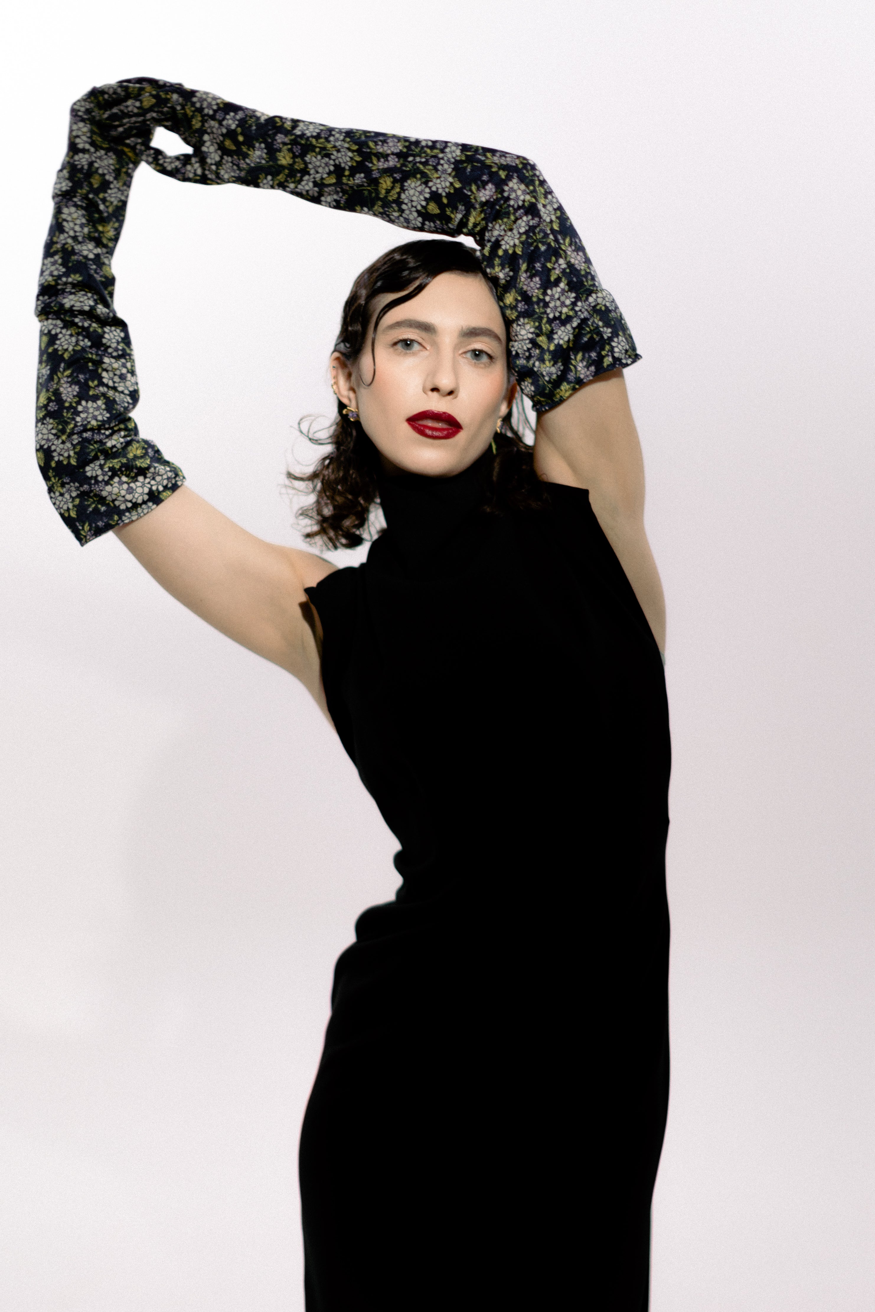 High-Neck Backless Maxi Dress