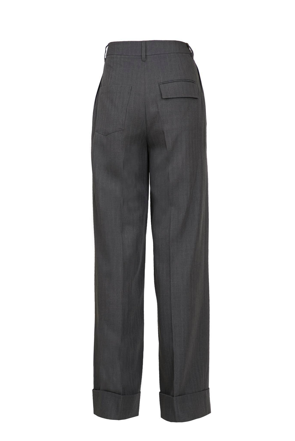 Loose Fit Gray Trousers