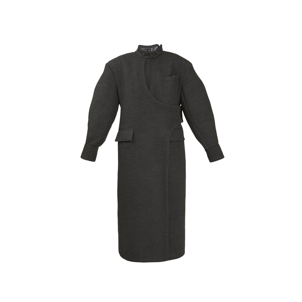 Structured Dark Gray Coat