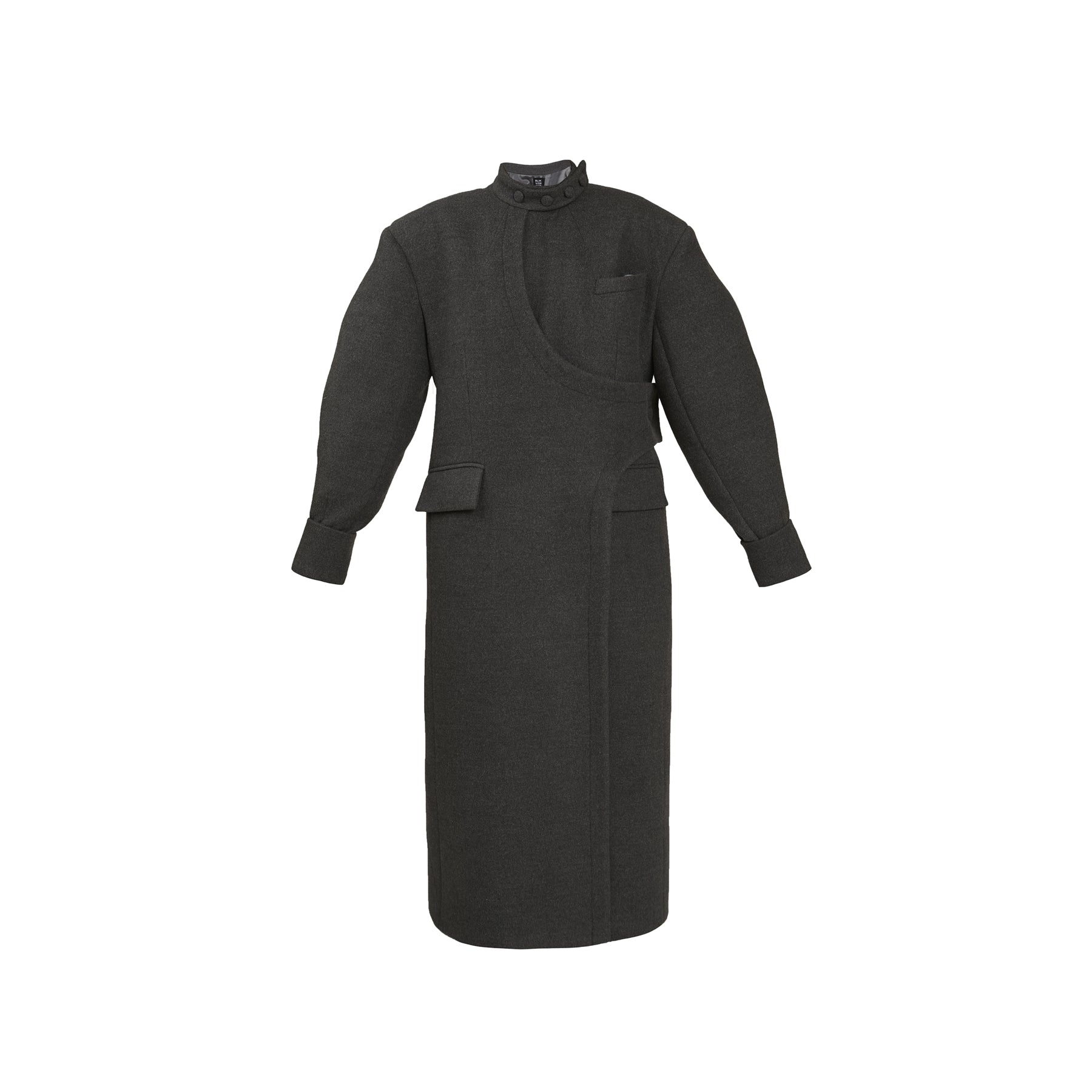 Structured Dark Gray Coat