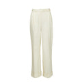 Milky White Wide-Leg Trousers