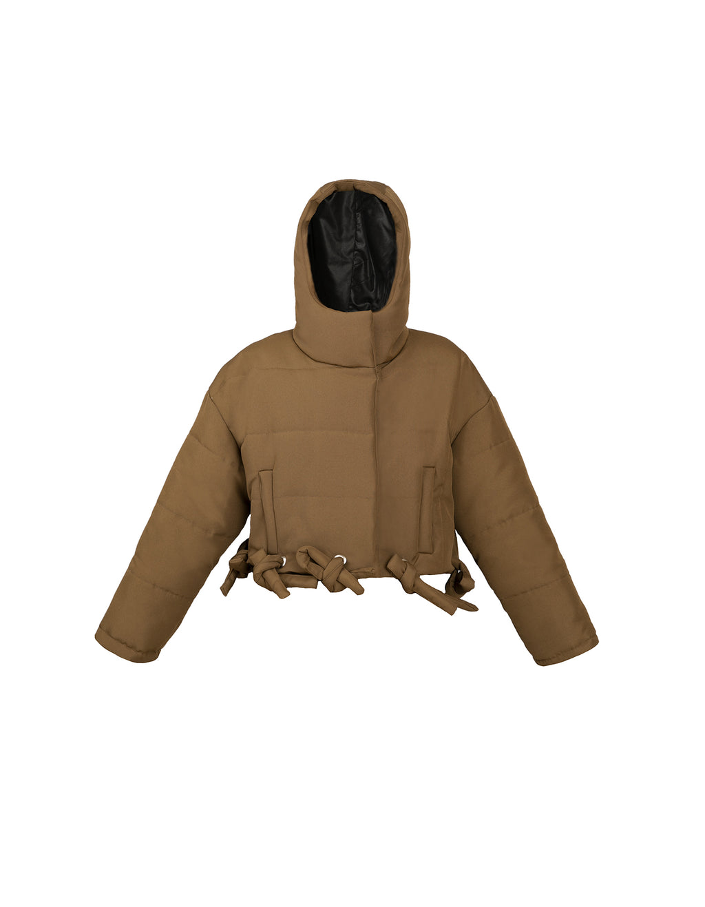 Transformable Hooded Puffer Jacket