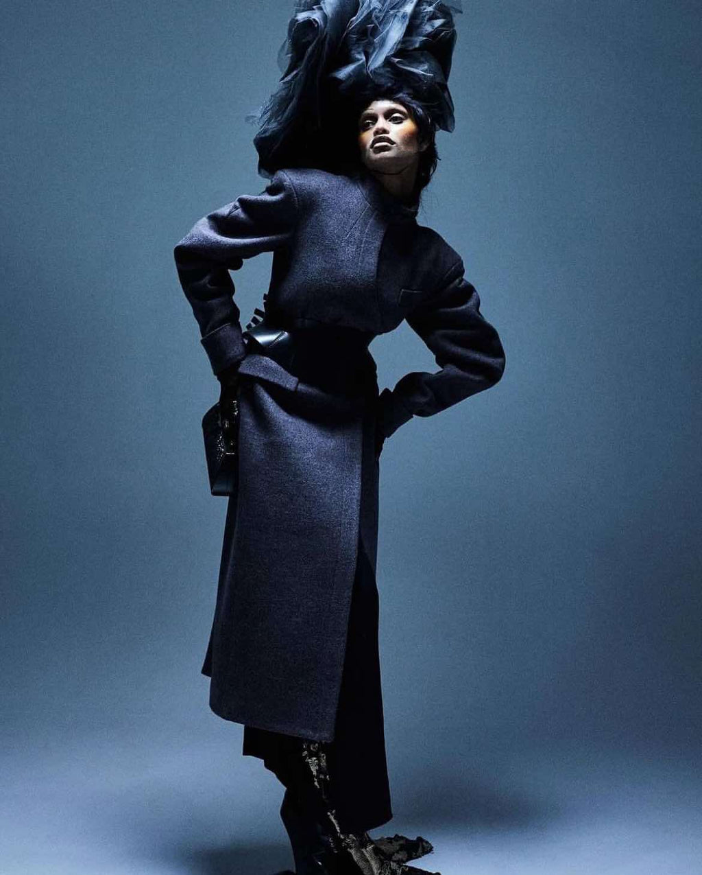 Structured Dark Gray Coat