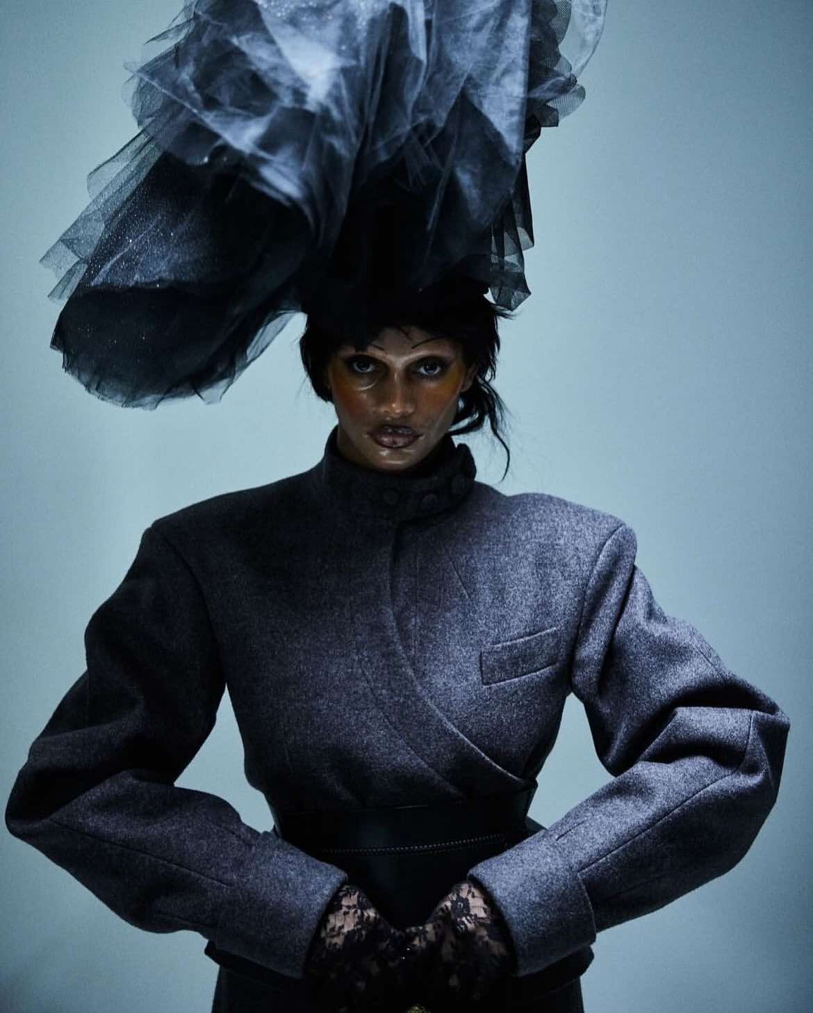 Structured Dark Gray Coat