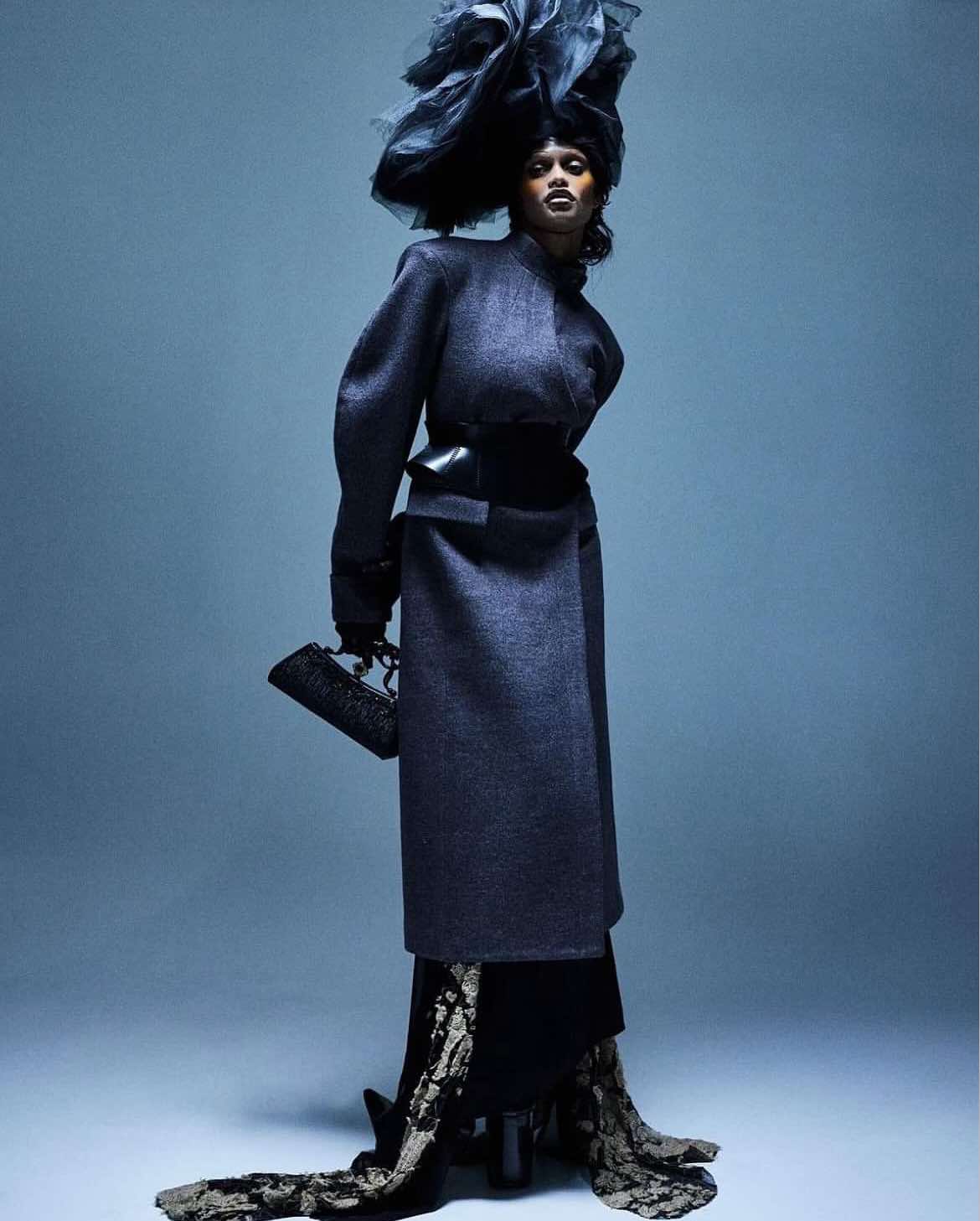 Structured Dark Gray Coat