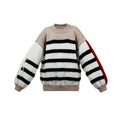 Chunky Striped Wool-Blend Sweater