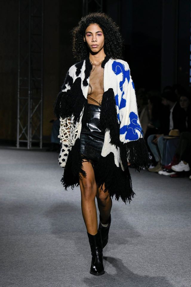 Hand-Knitted Multicolor Cardigan