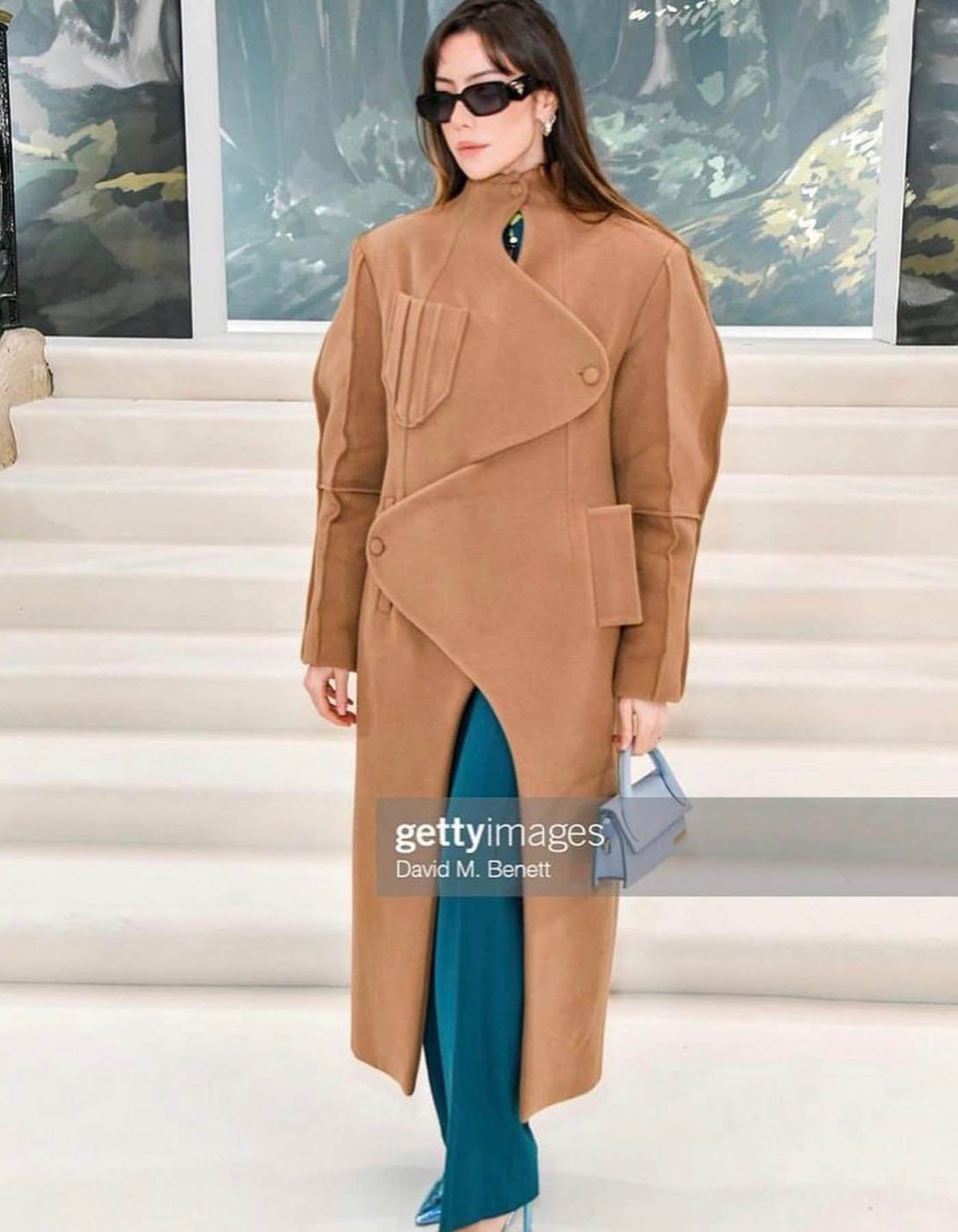 Sandy Brown Wool-Blend Coat