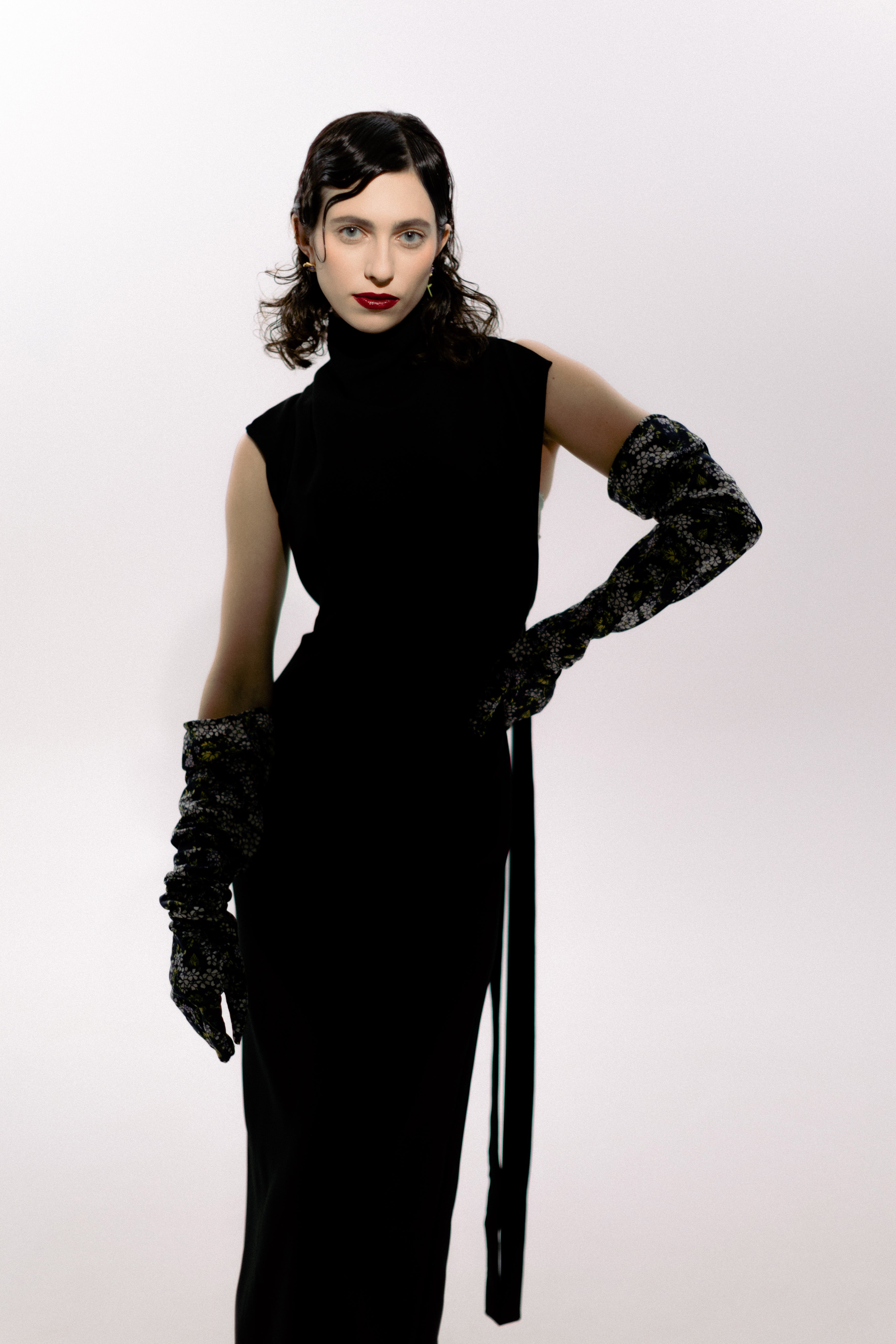 High-Neck Backless Maxi Dress