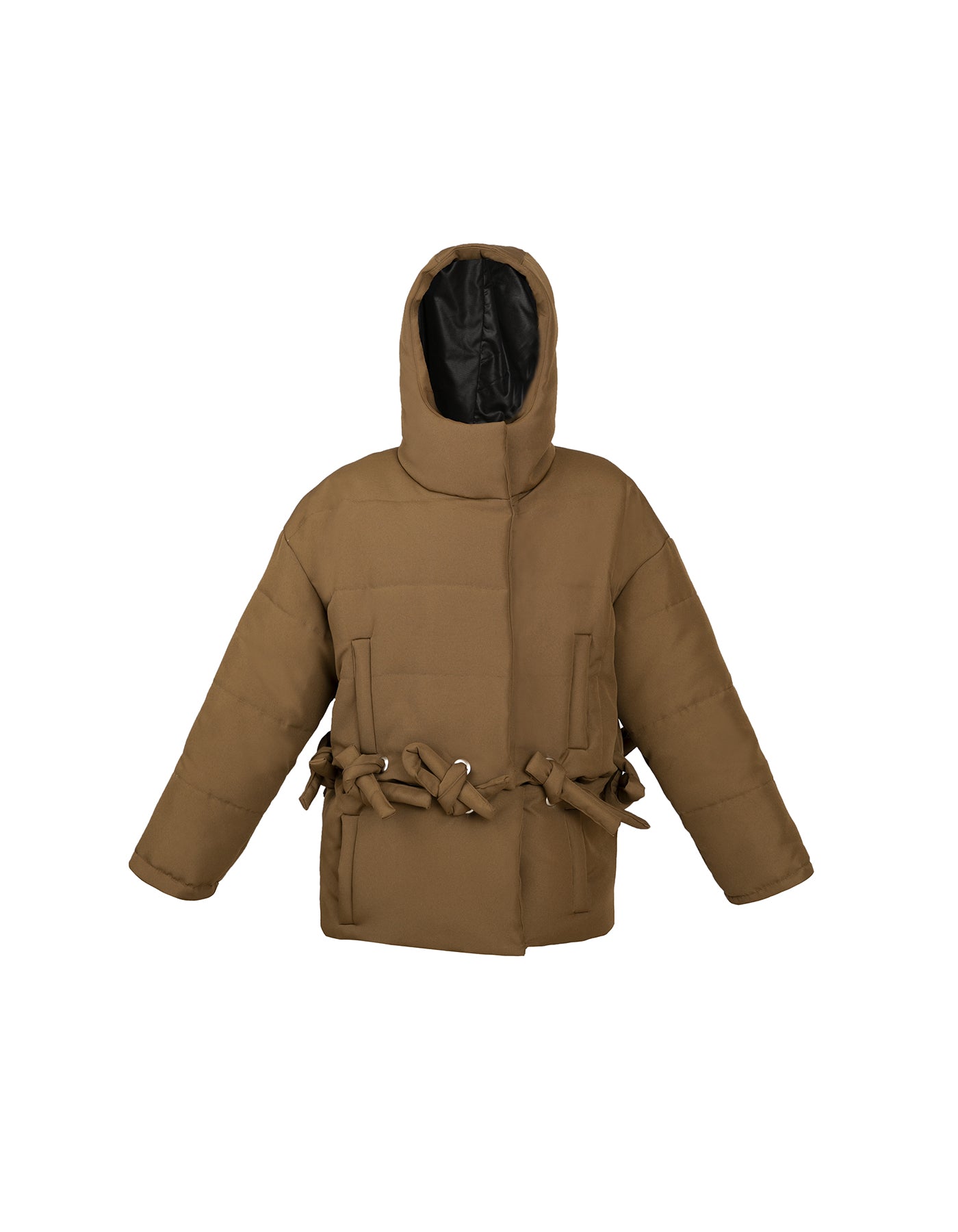 Transformable Hooded Puffer Jacket