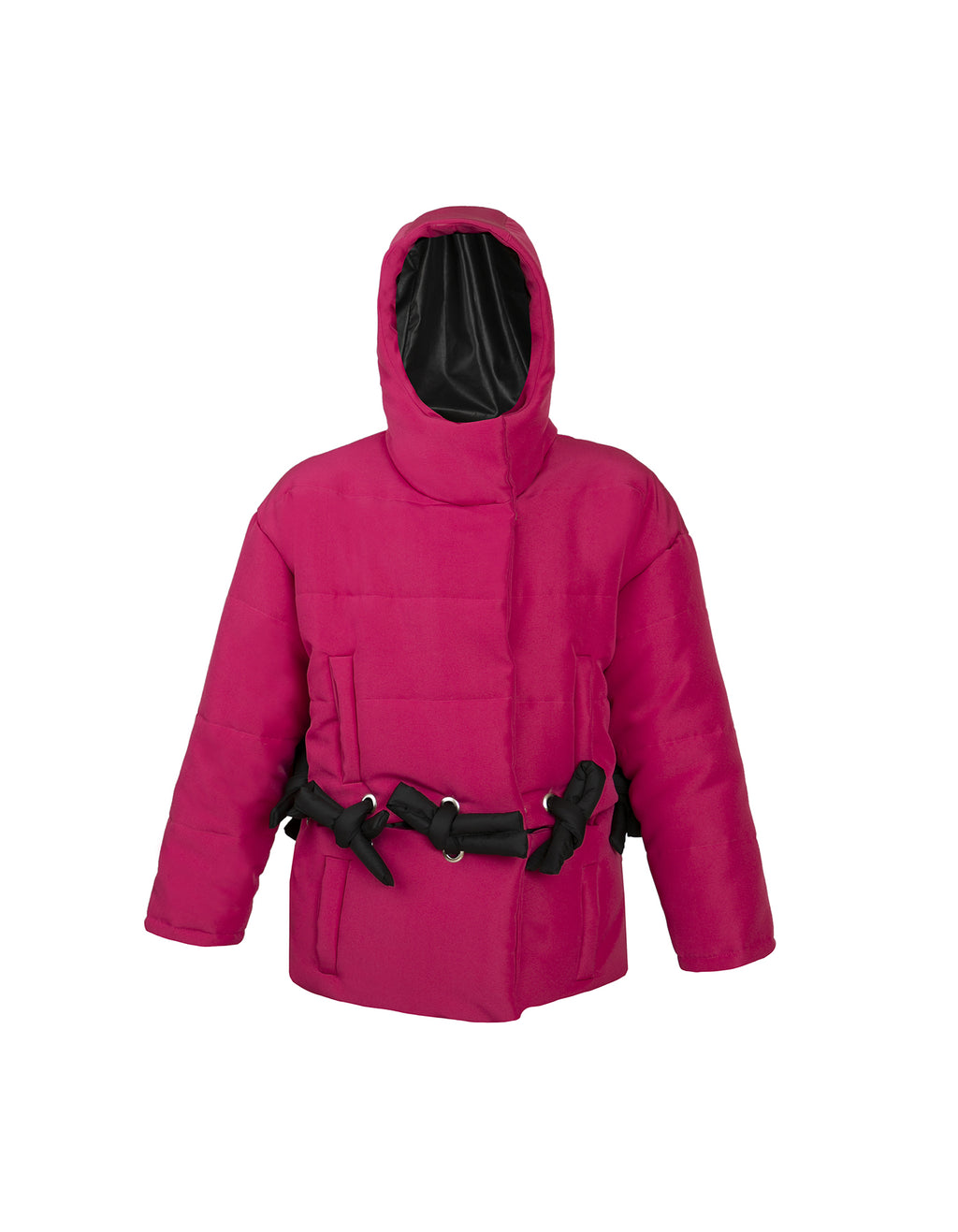 Transformable Hooded Puffer Jacket