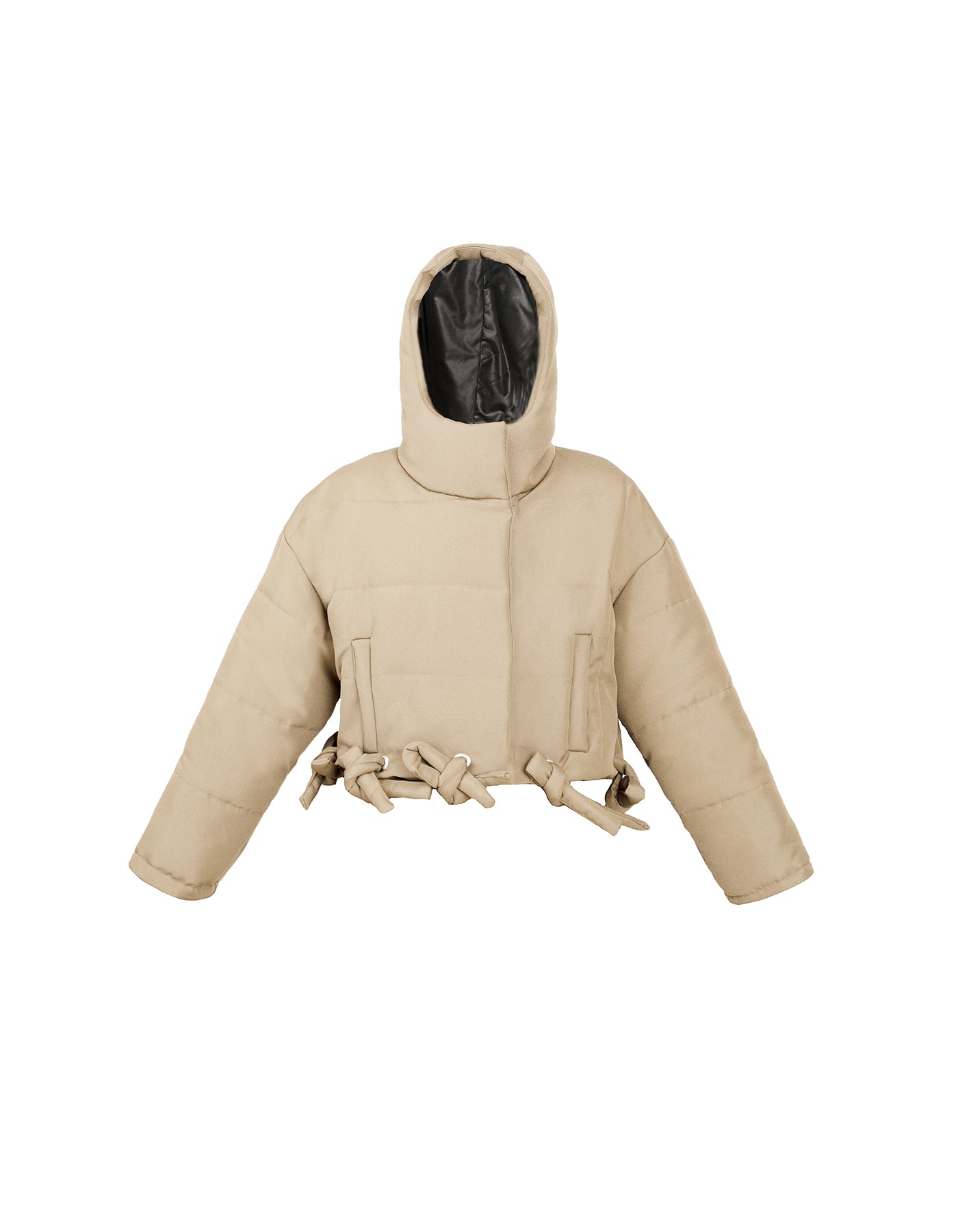 Transformable Hooded Puffer Jacket