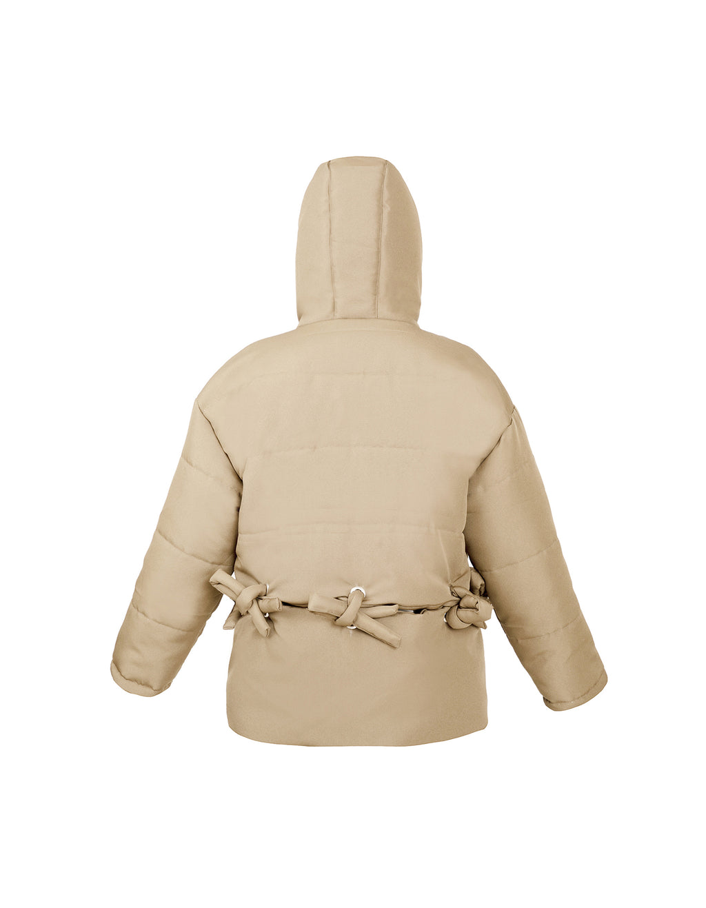 Transformable Hooded Puffer Jacket