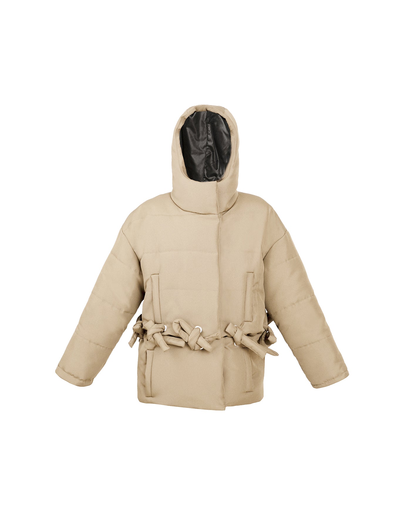 Transformable Hooded Puffer Jacket