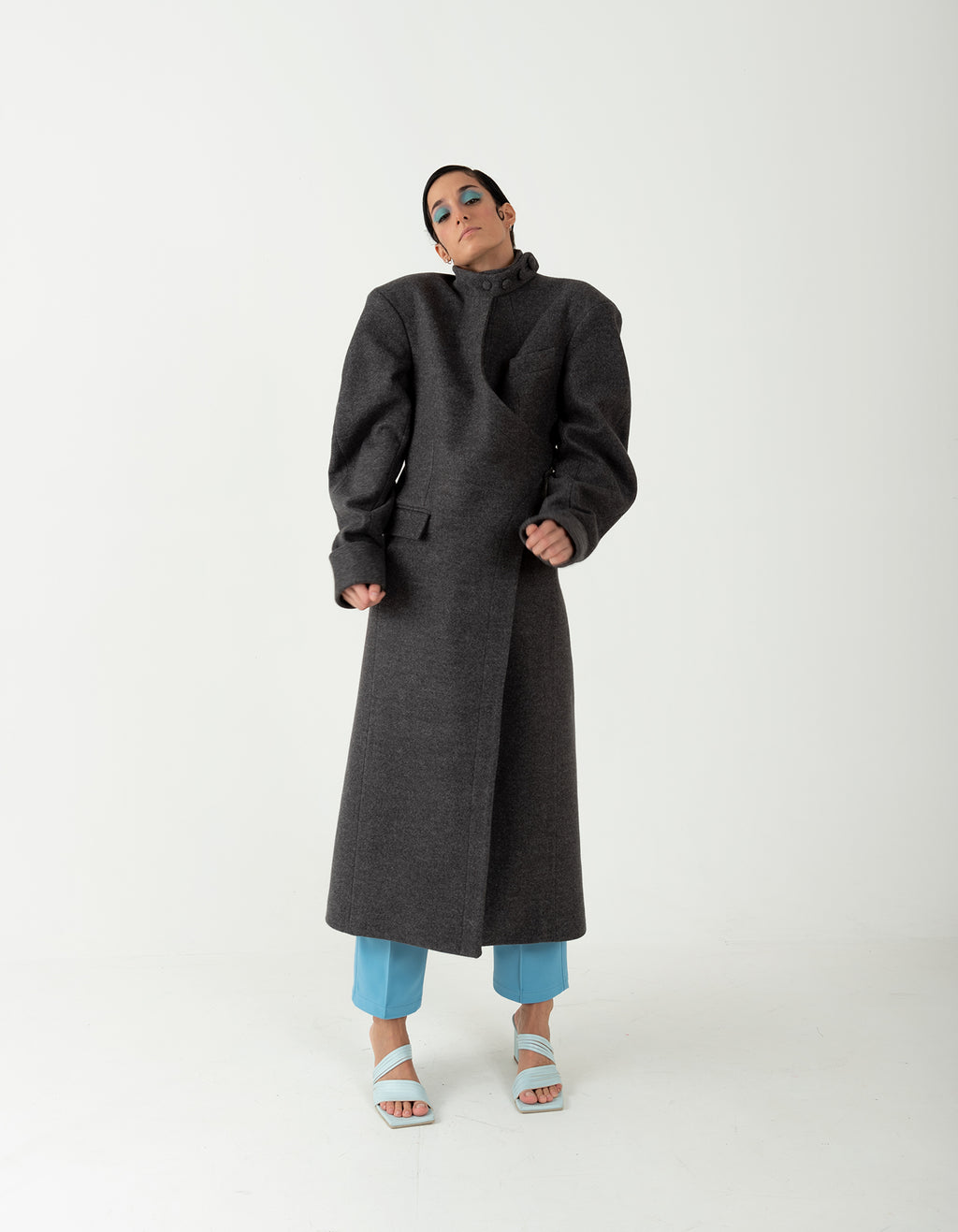 Structured Dark Gray Coat