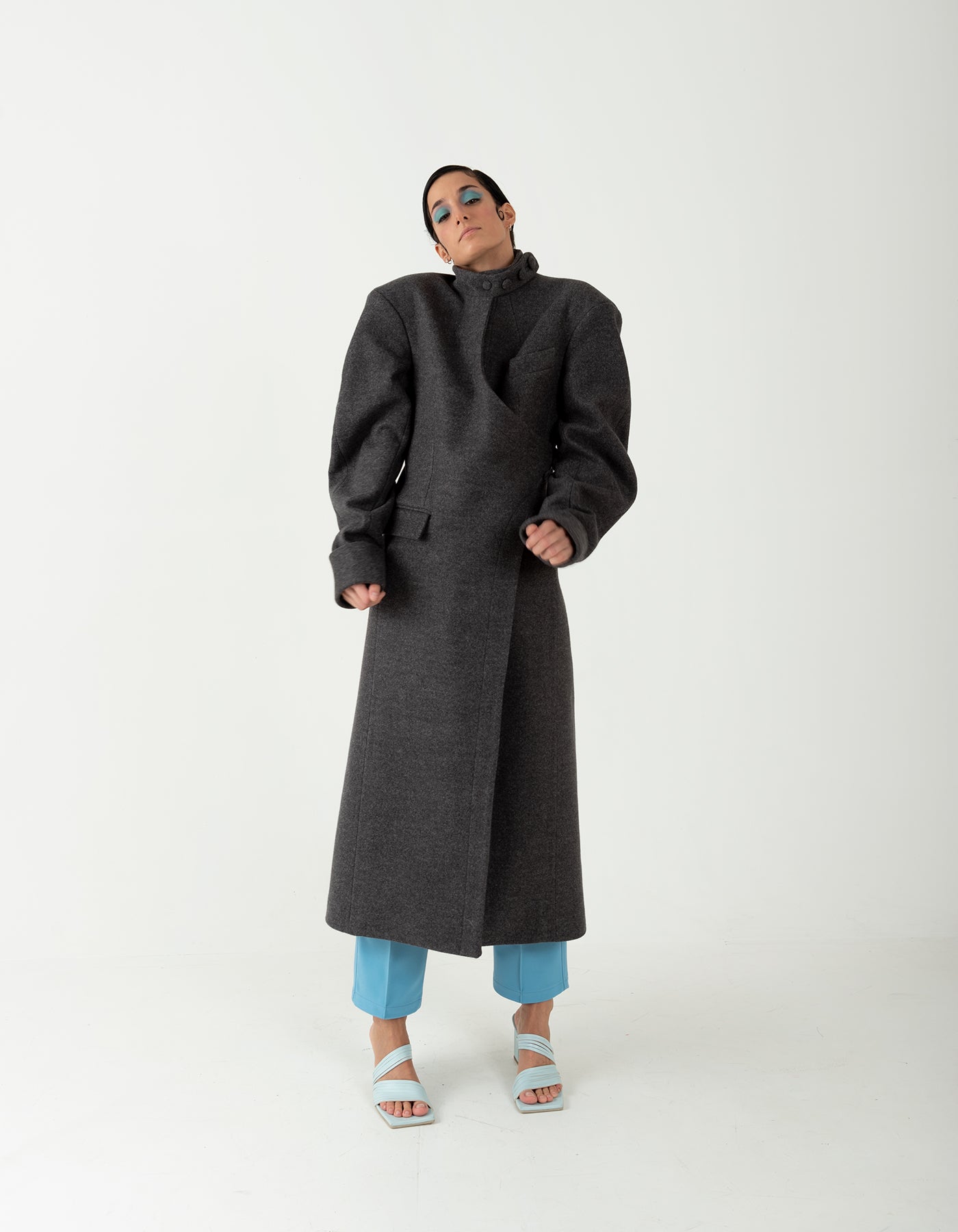 Structured Dark Gray Coat