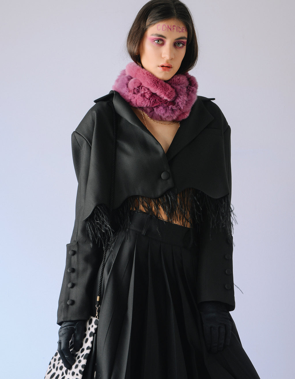 Pleated Maxi Skirt