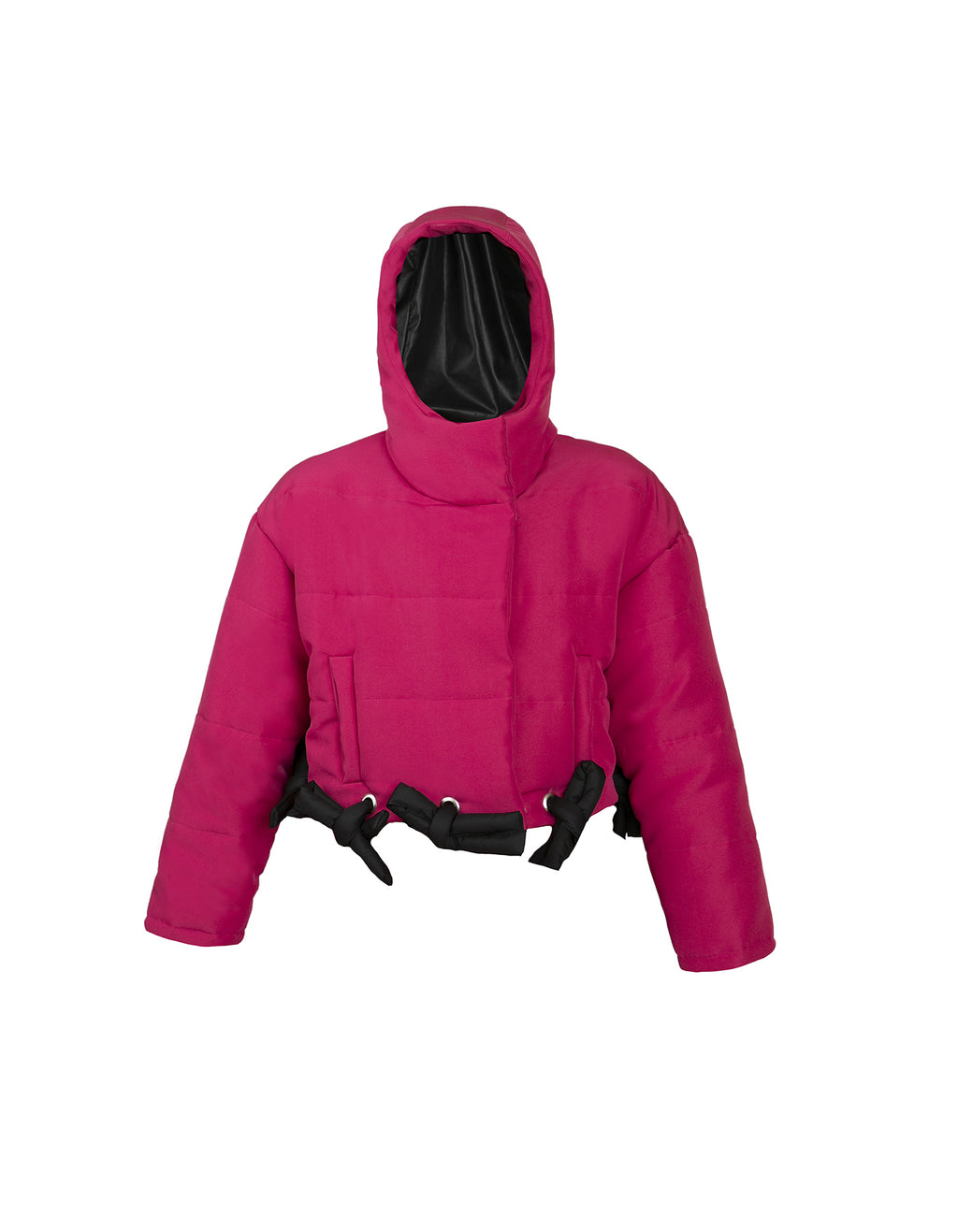 Transformable Hooded Puffer Jacket
