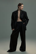 Extreme Oversized Black Blazer