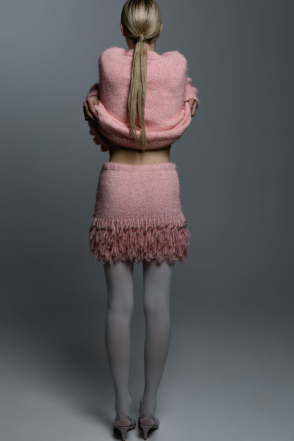 Baby Pink Chunky Knit Sweater