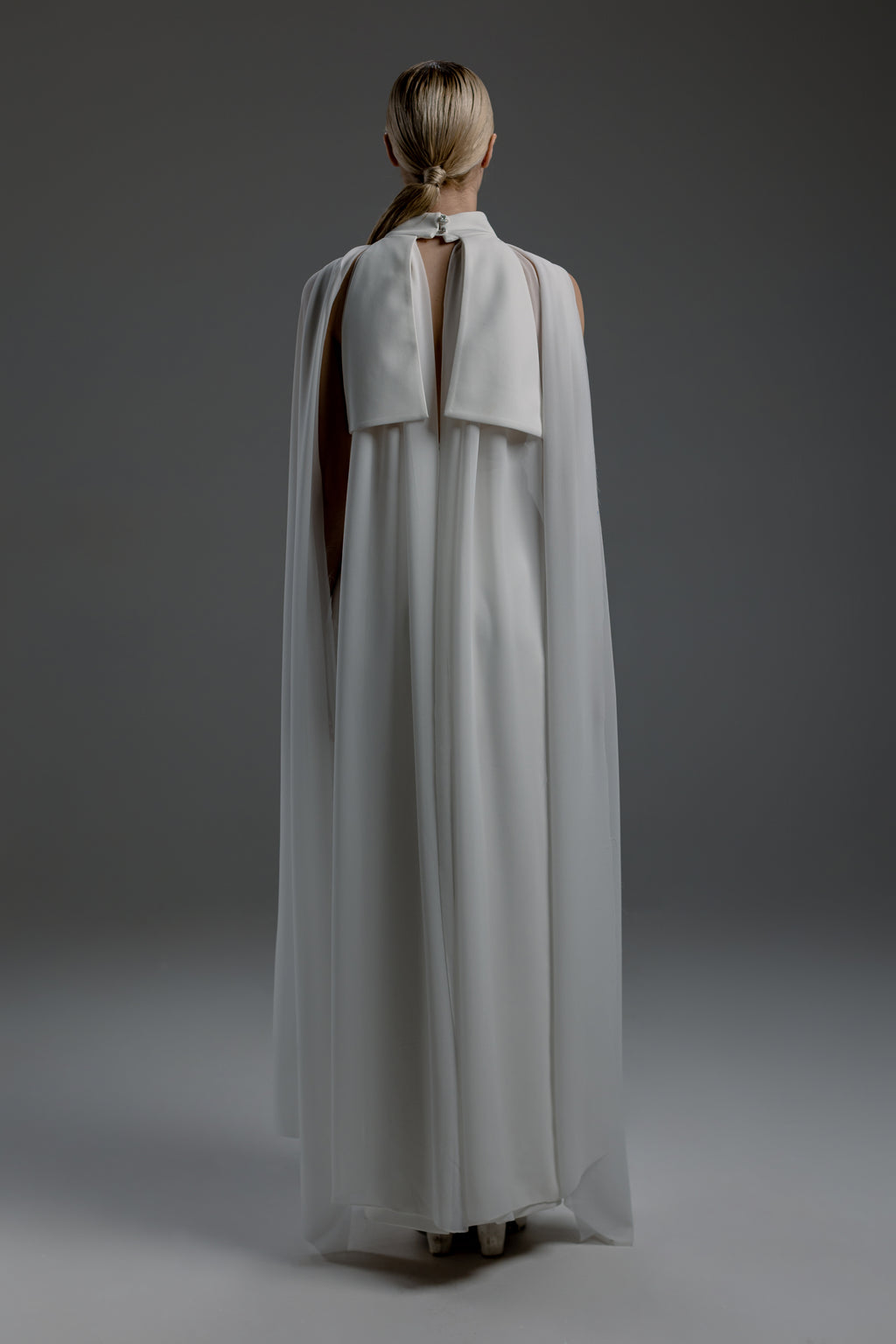 Two-Layer Maxi Dress with Detachable Overlay