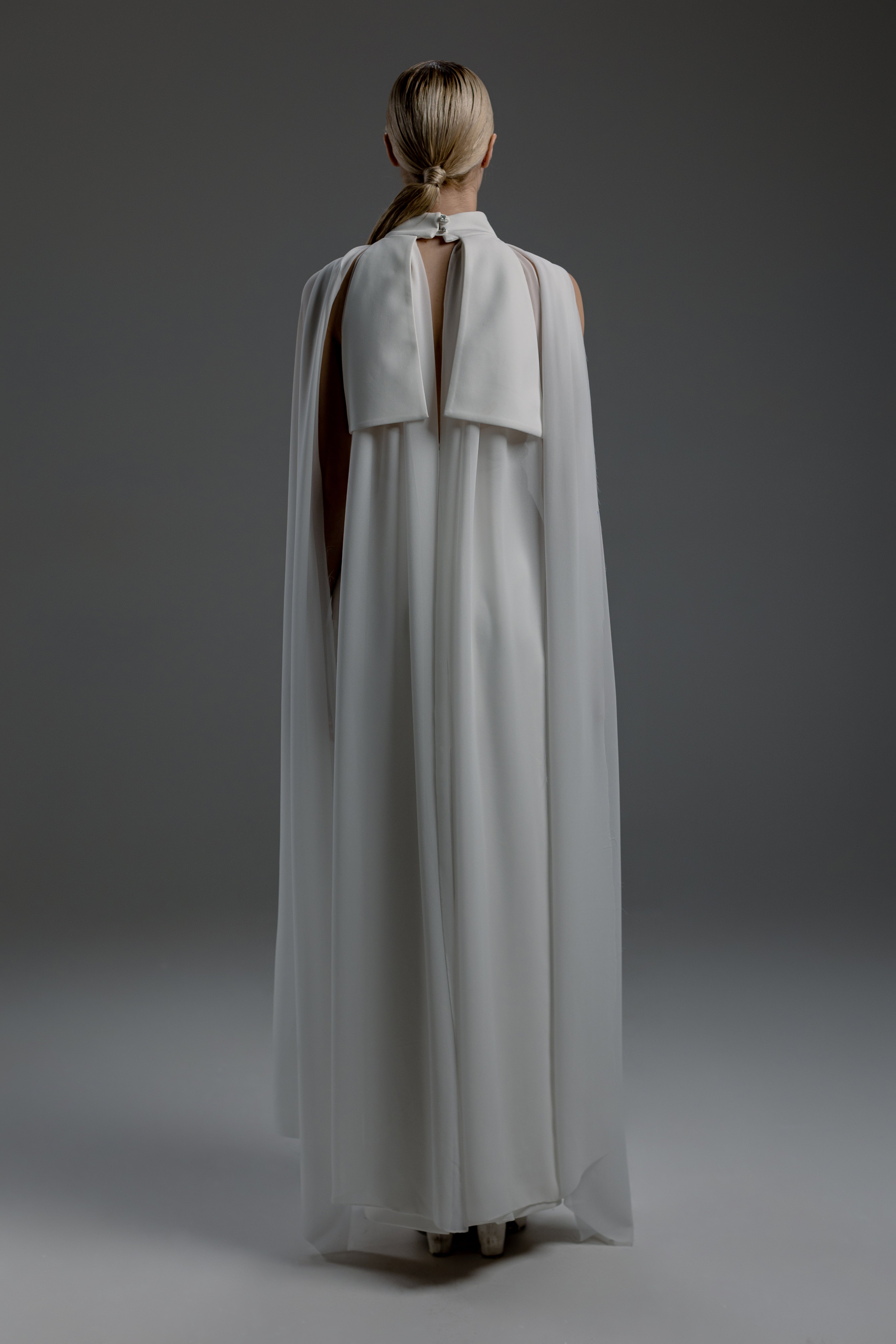 Two-Layer Maxi Dress with Detachable Overlay
