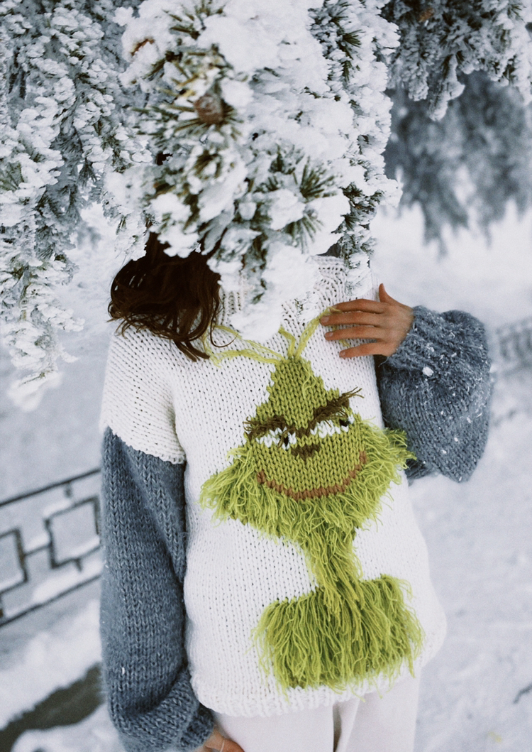 GRINCH turtleneck sweater (made to order)