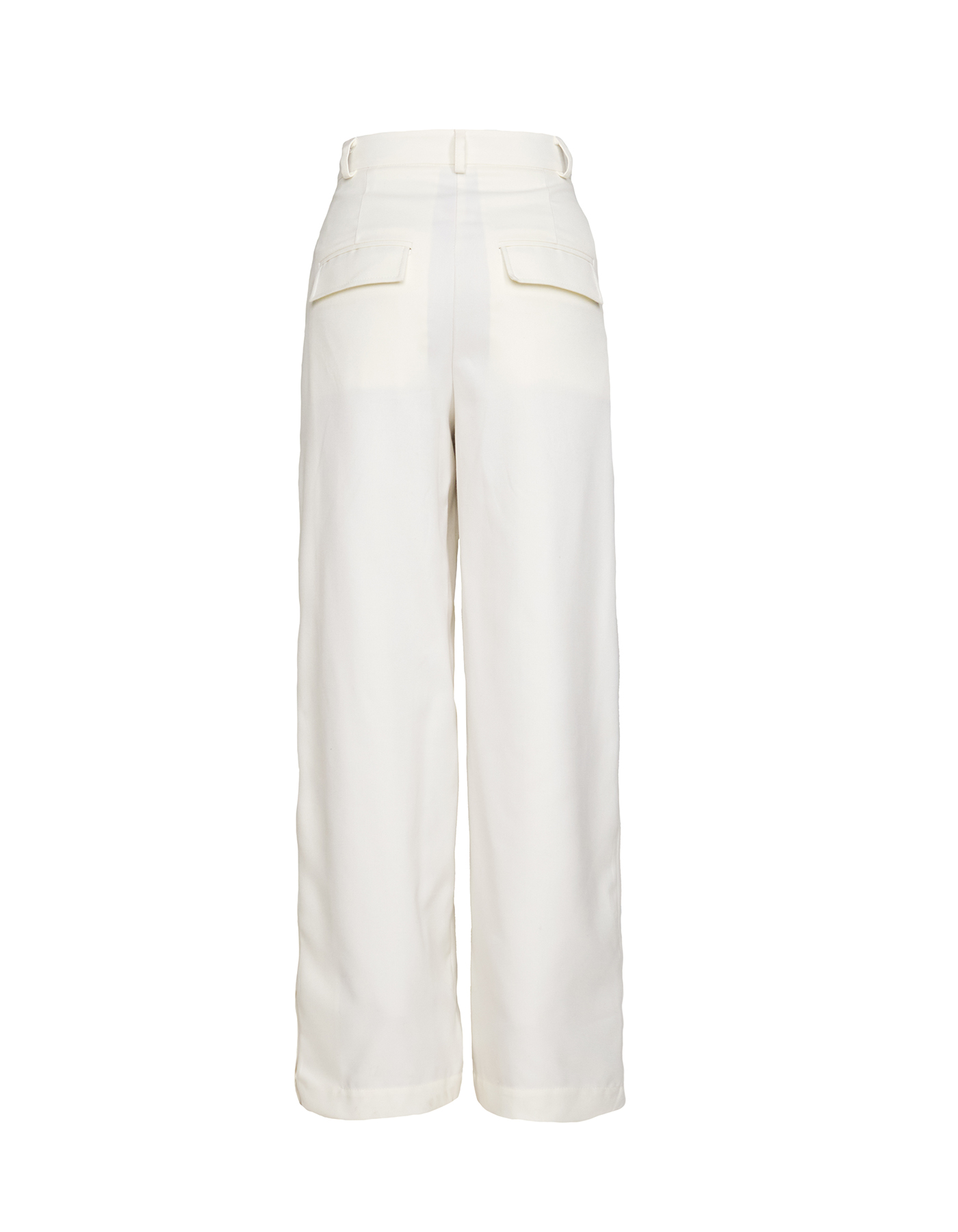 SS22. White cutout loose pants
