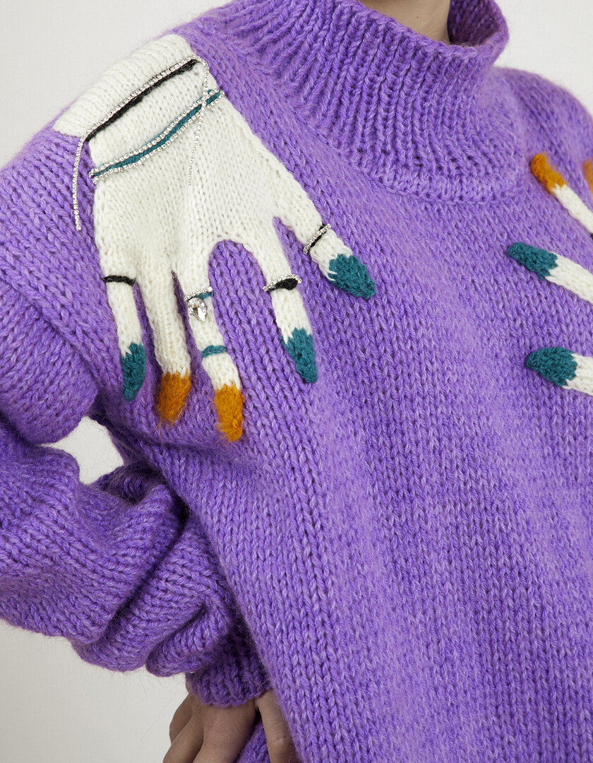 “Hand-knit
